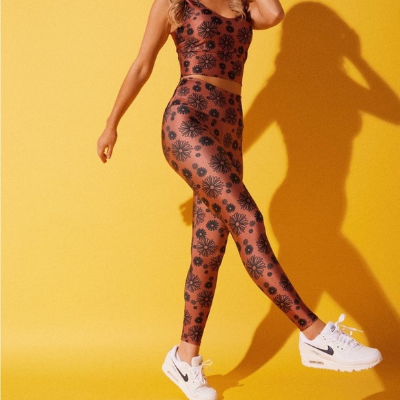 ♥️… Goldsheep Summer of love Collection Floral Leggings Daisy - Picture 9 of 12